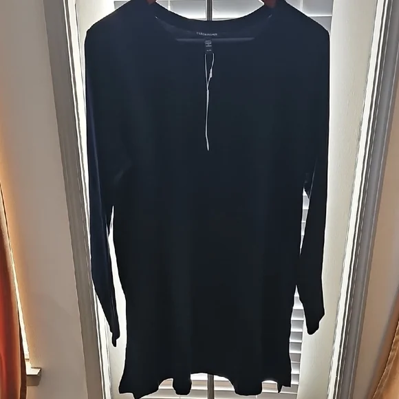 Eileen Fisher Black Tunic Top - Picture 4 of 5
